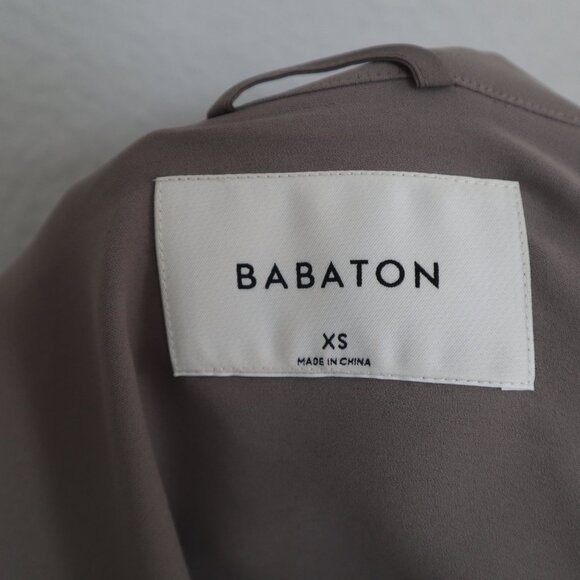 Babaton (Aritzia) Grey Draped Belted Blazer – Size XS - Picture 8 of 8